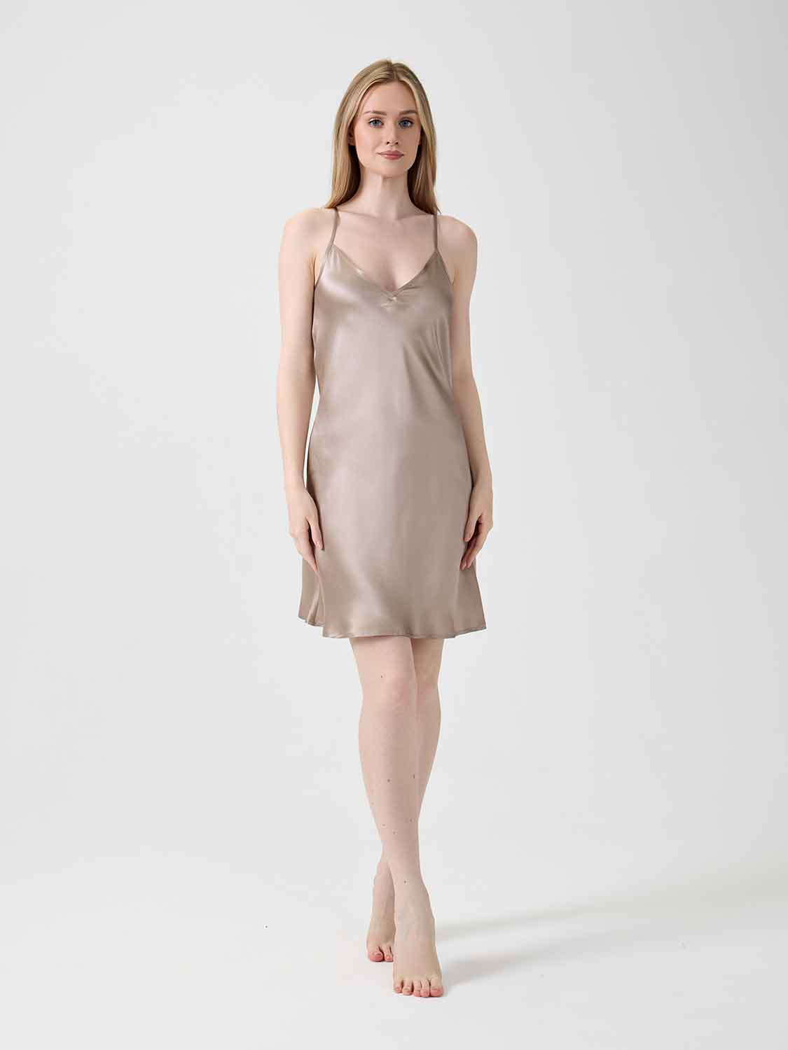 Ночная сорочка "Jacliene mini" темно-бежевый