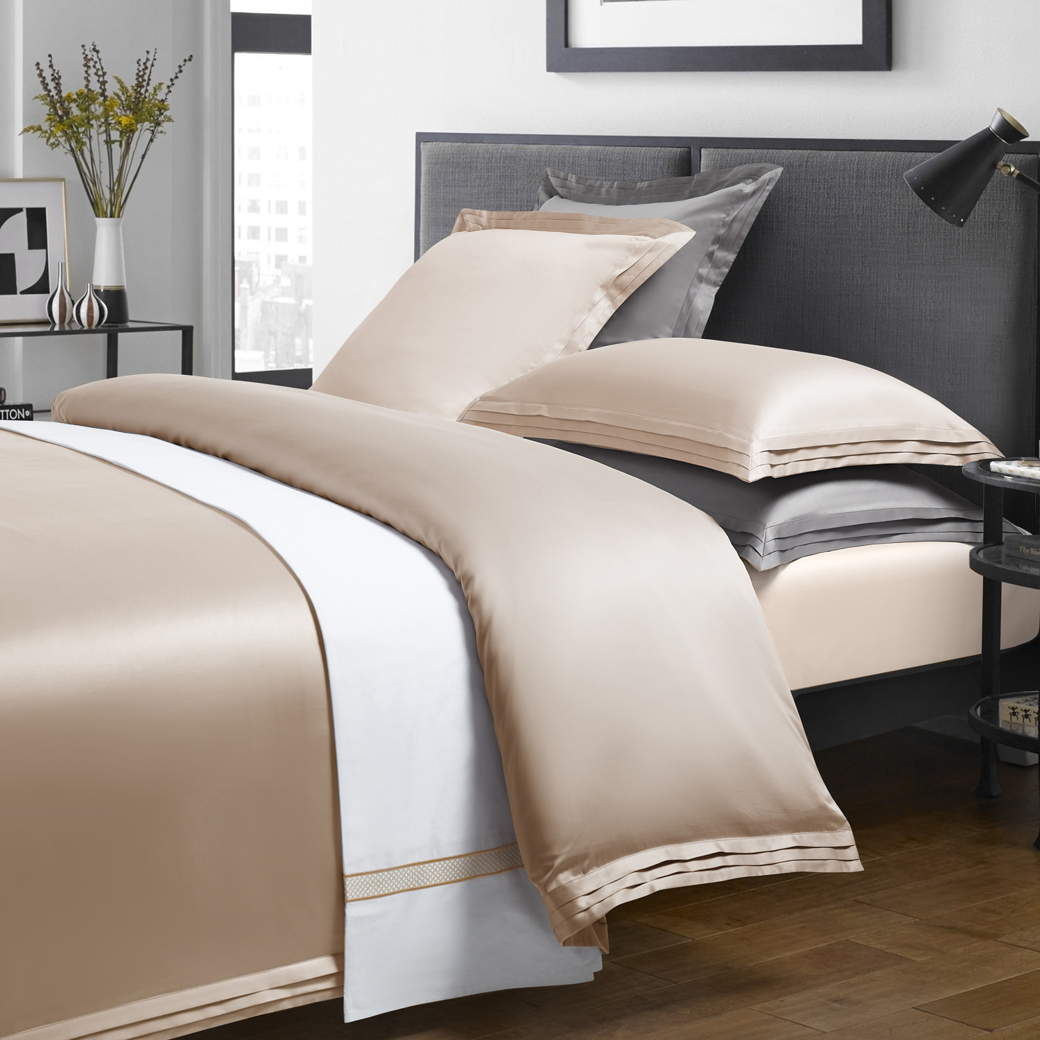 Комплект постельного белья "Soho" светло-бежевый