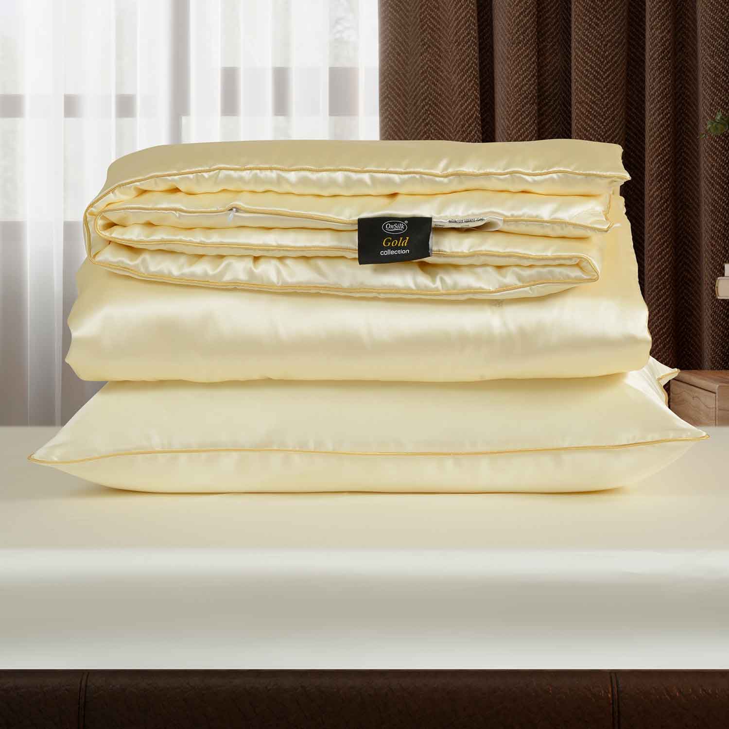 Облегченное шелковое одеяло "Gold"