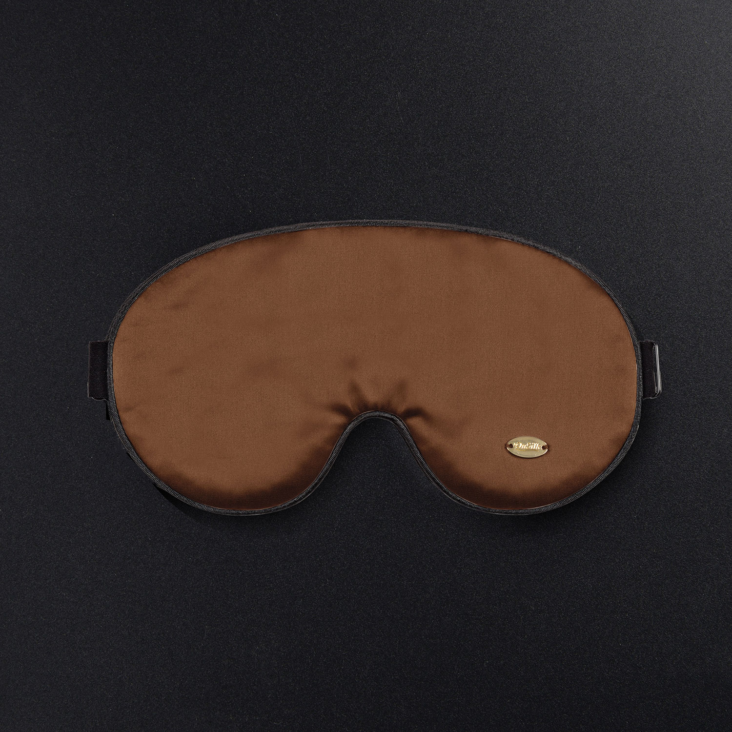 Дорожный набор с шелковой маской для сна "Relax" шоколад