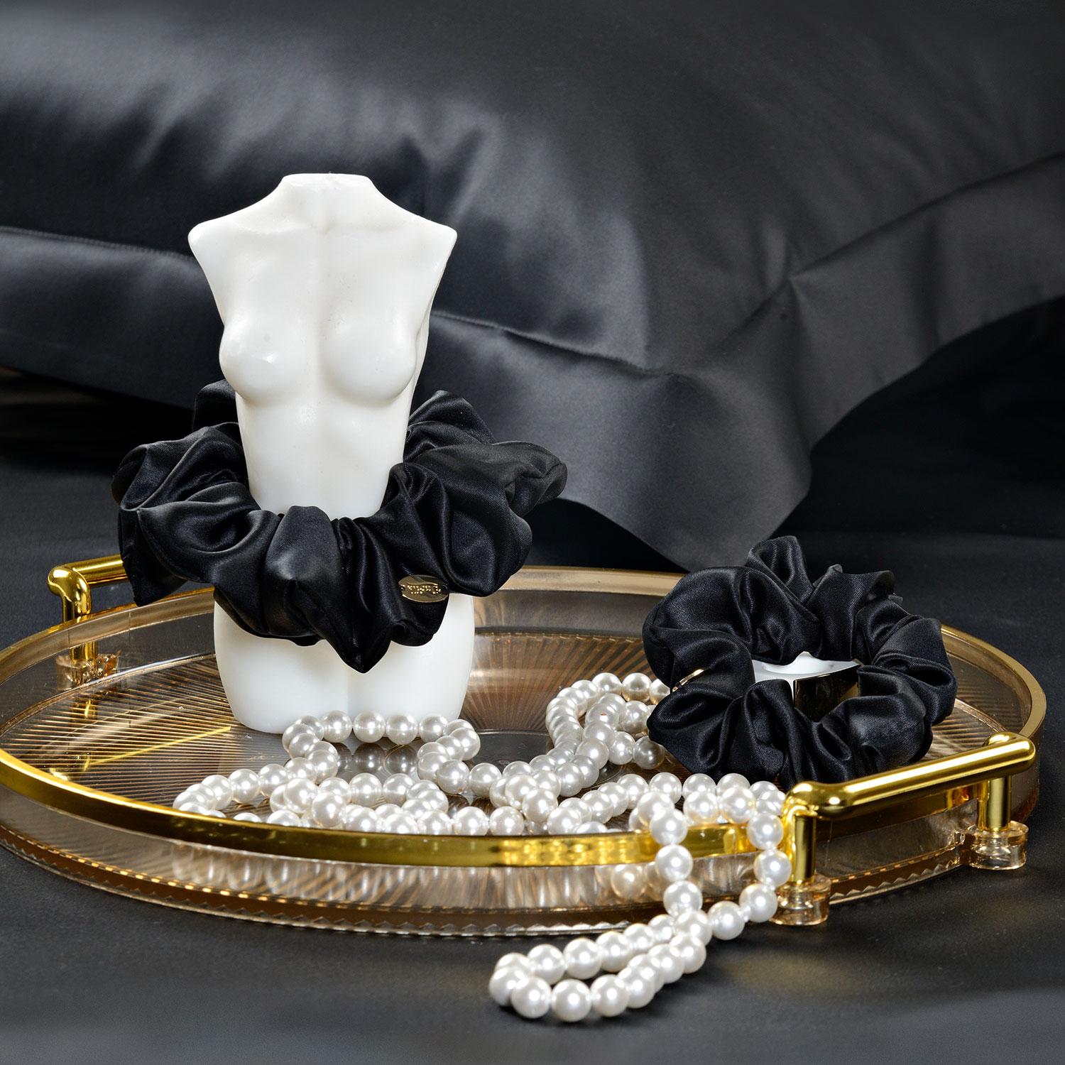 Набор из 2-х резинок для волос черный