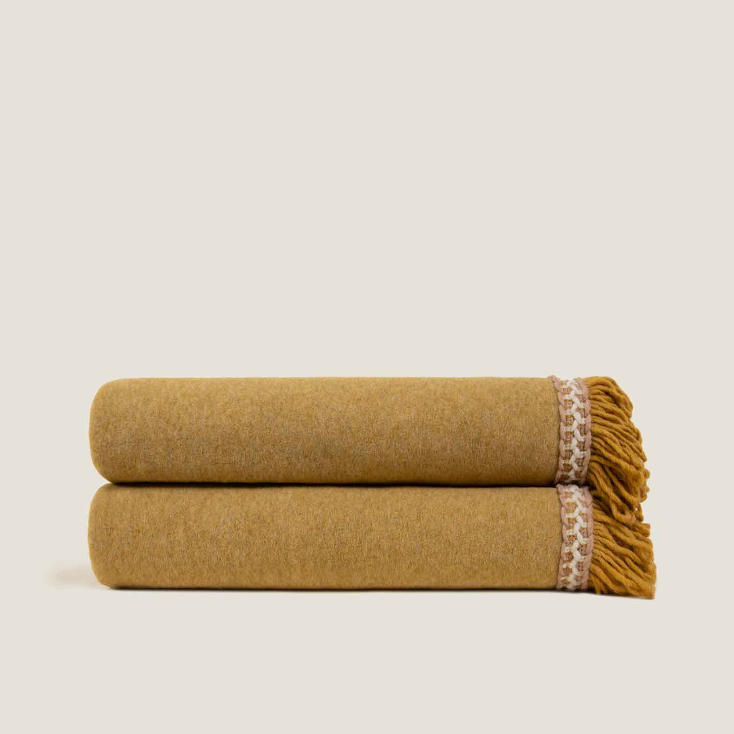 Плед Frati "Rousseau" Zafferano