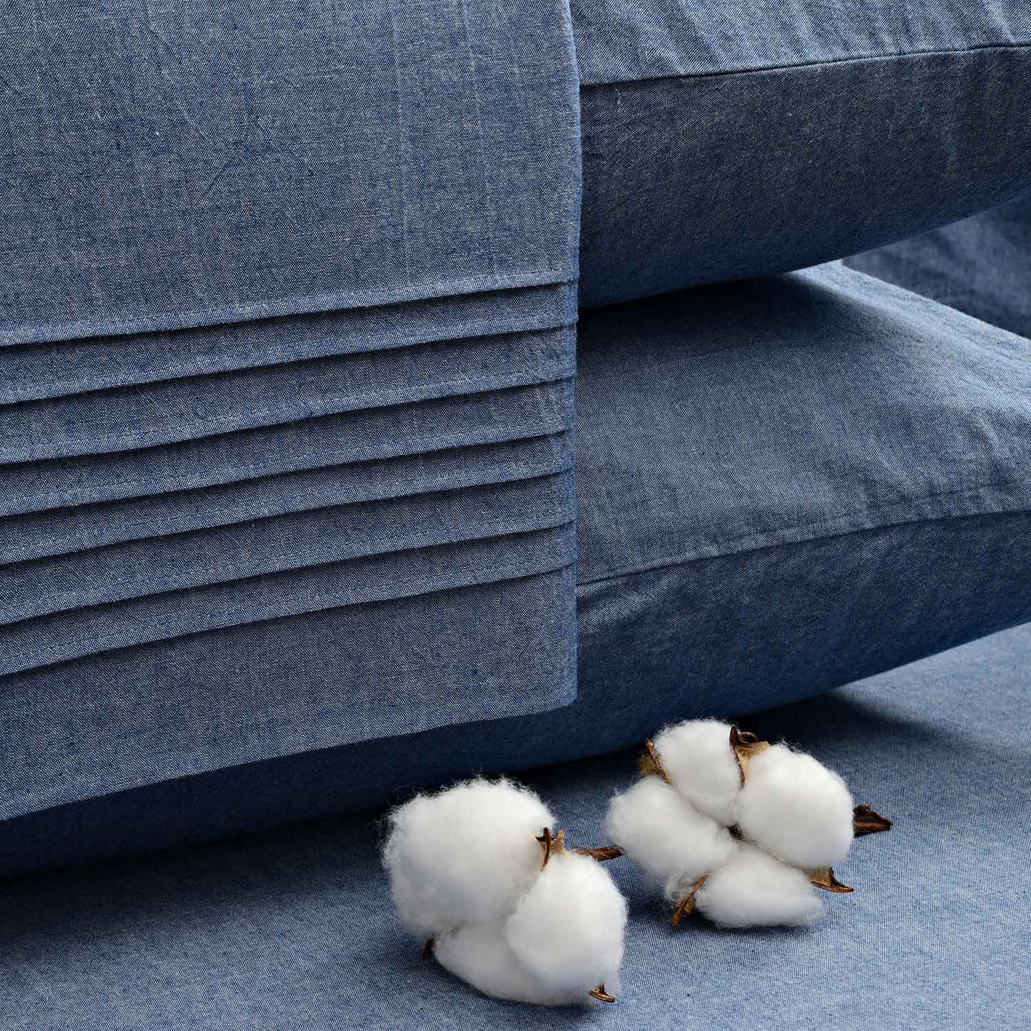 Постельное белье "Сканди" джинс