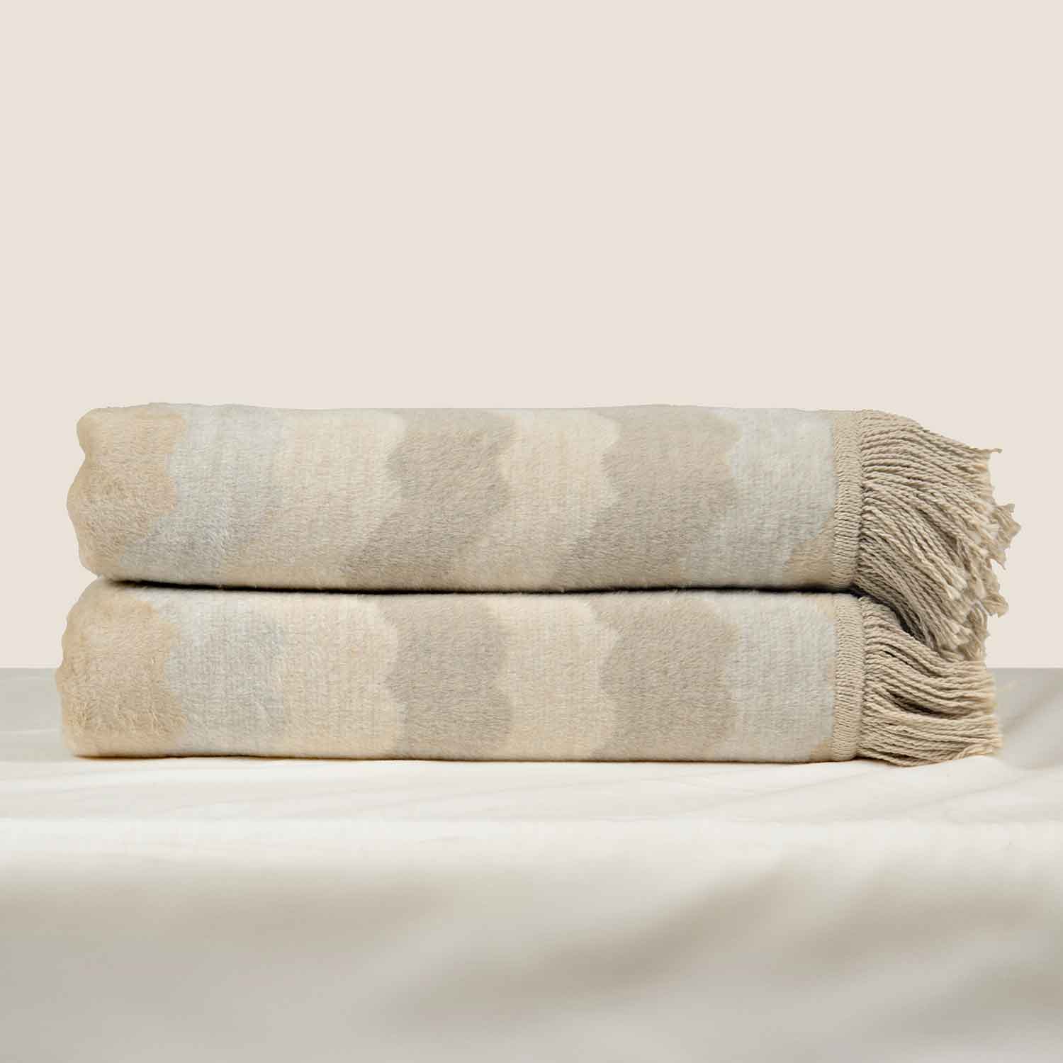 Плед CLAUDI Patty/Naturel