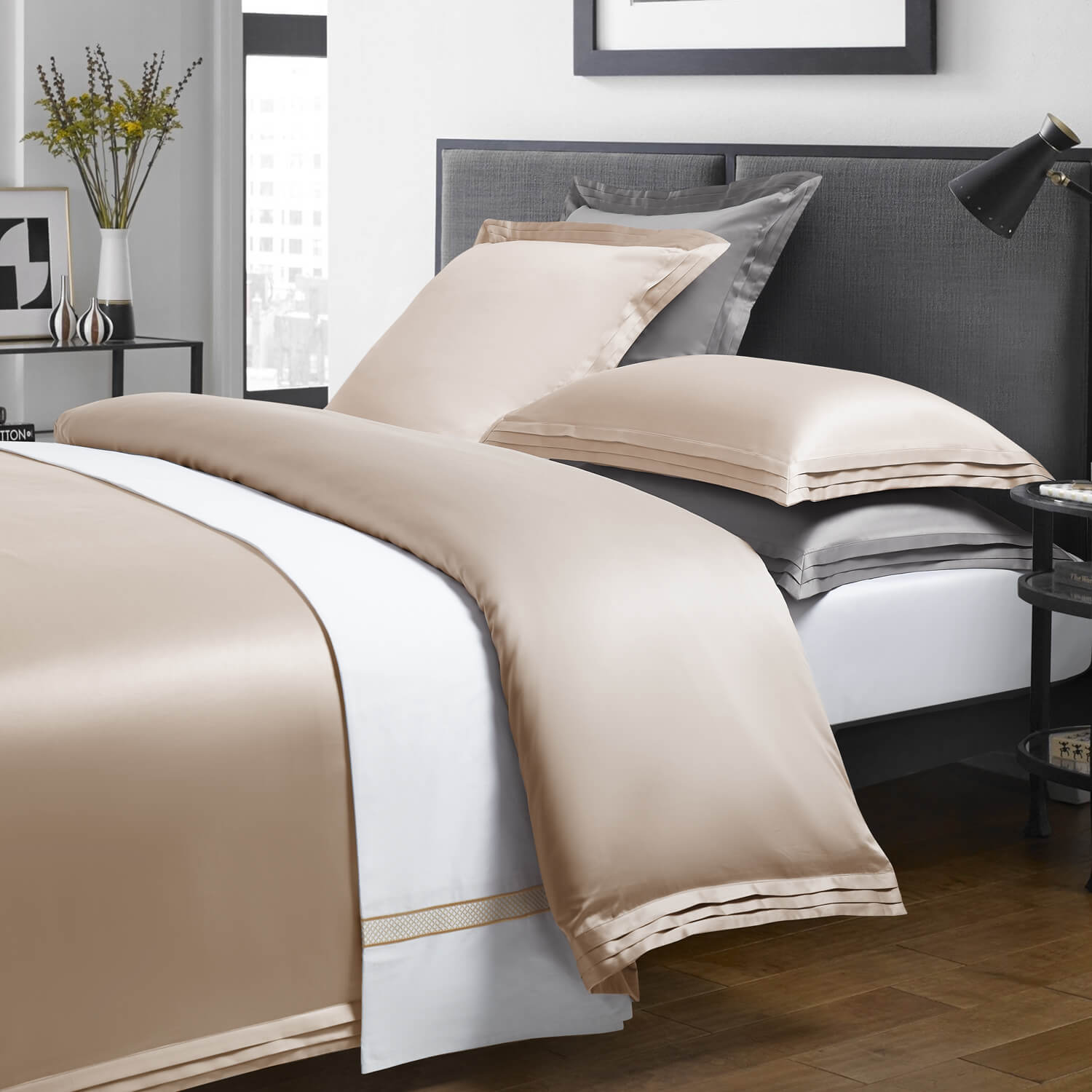 Комплект постельного белья "Soho" светло-бежевый