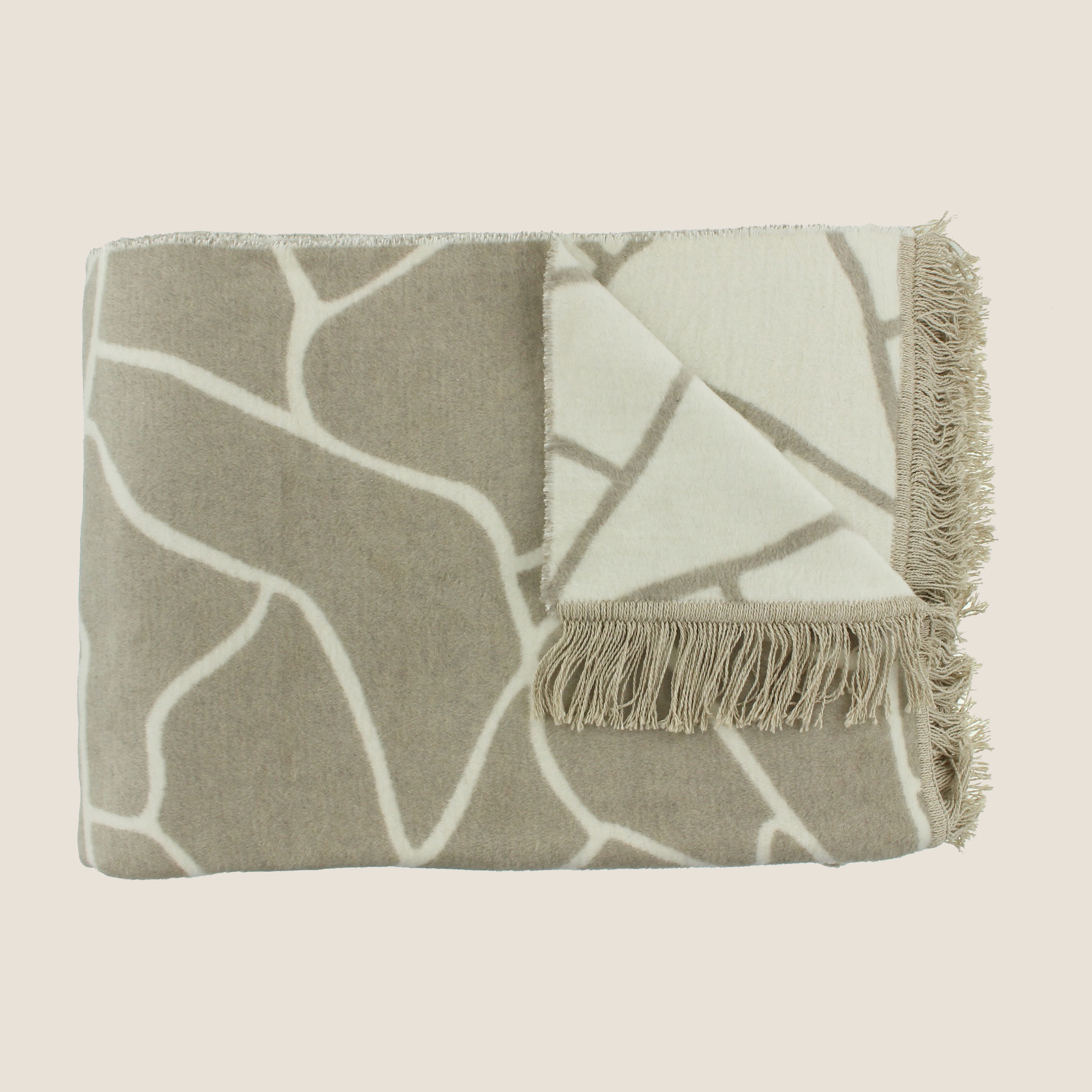 Плед CLAUDI Lineas/Grey