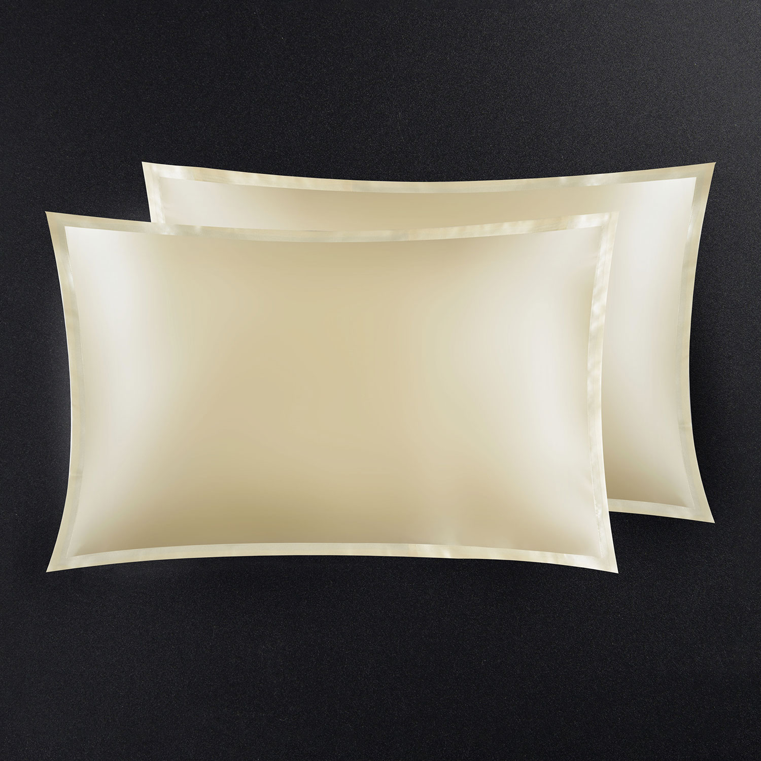 Шелковая наволочка "Shine" слоновая кость