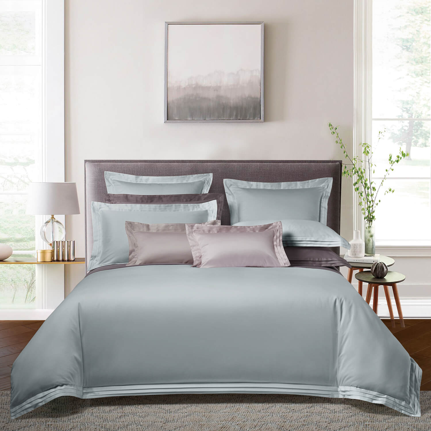 Комплект постельного белья "Soho" пастельно-синий