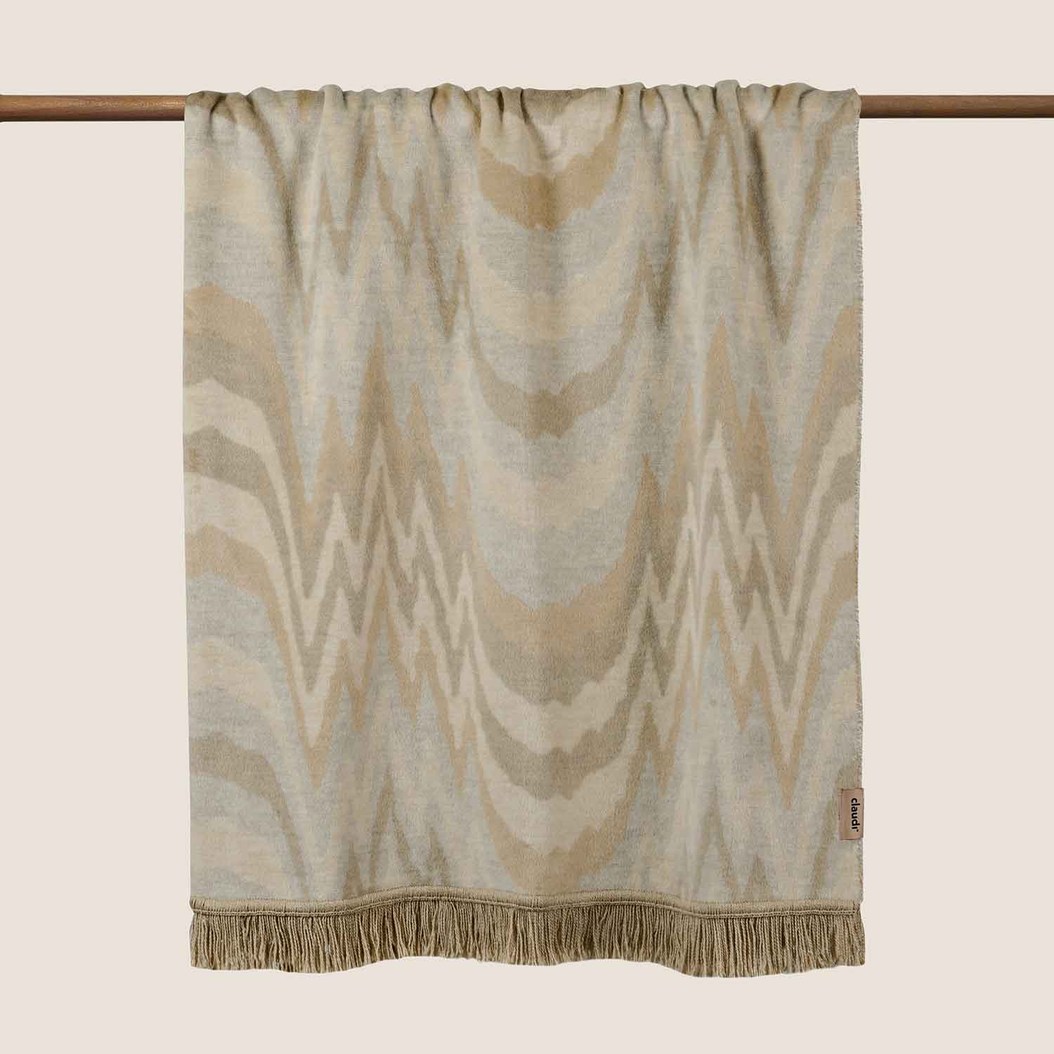 Плед CLAUDI Patty/Naturel