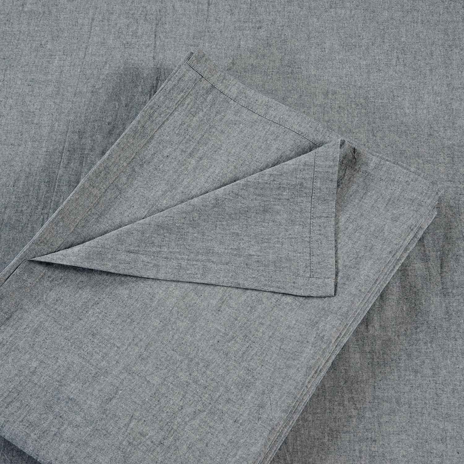 Простыня классическая  "Сканди" серая