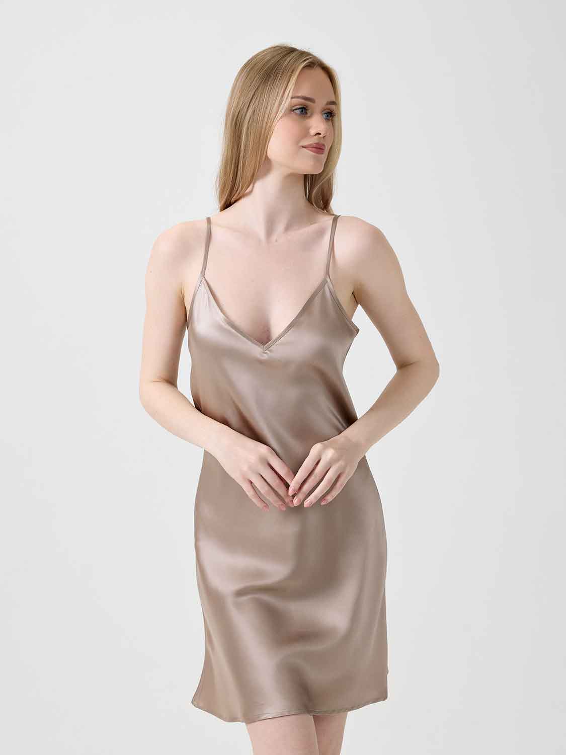 Ночная сорочка "Jacliene mini" темно-бежевый