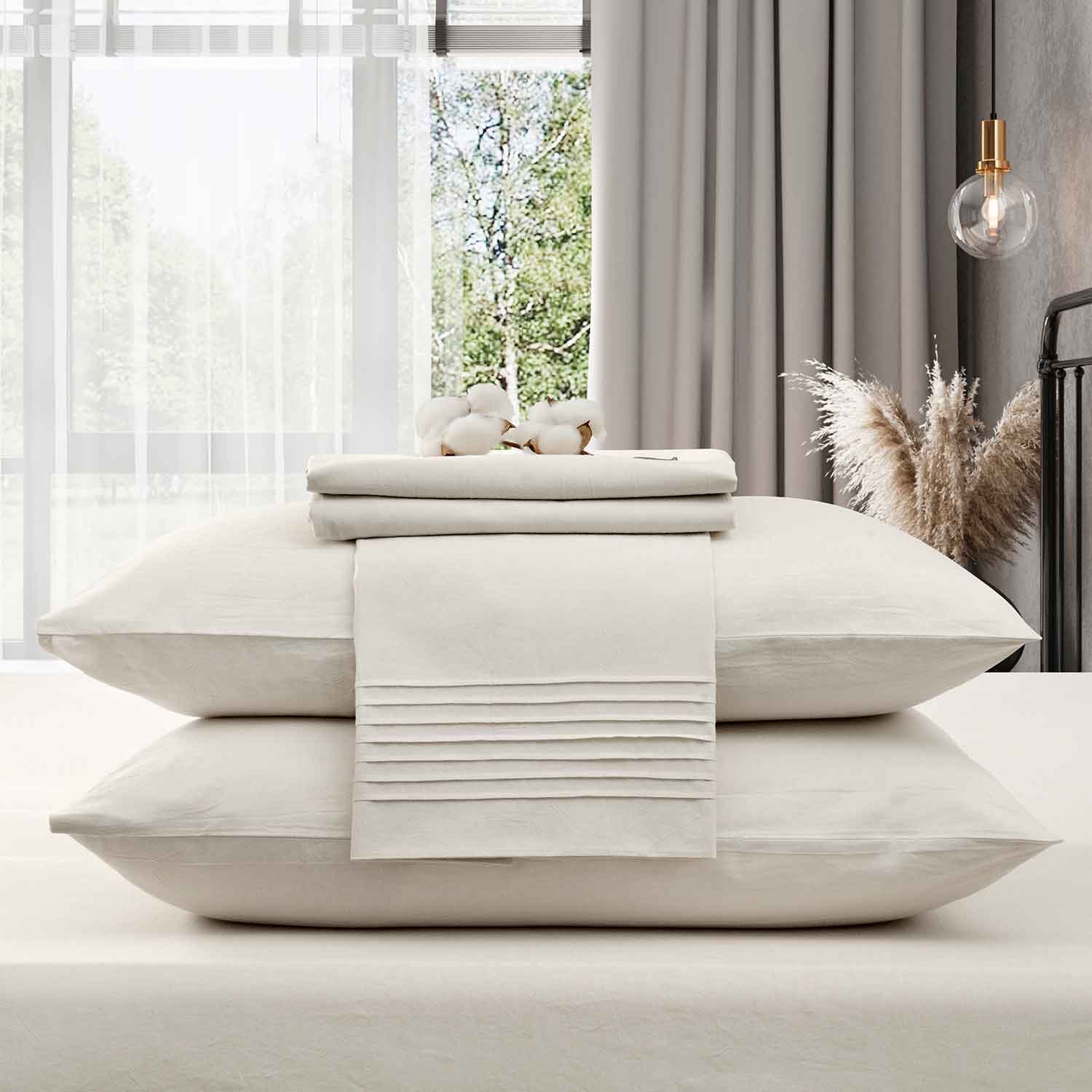 Постельное белье "Сканди" белый