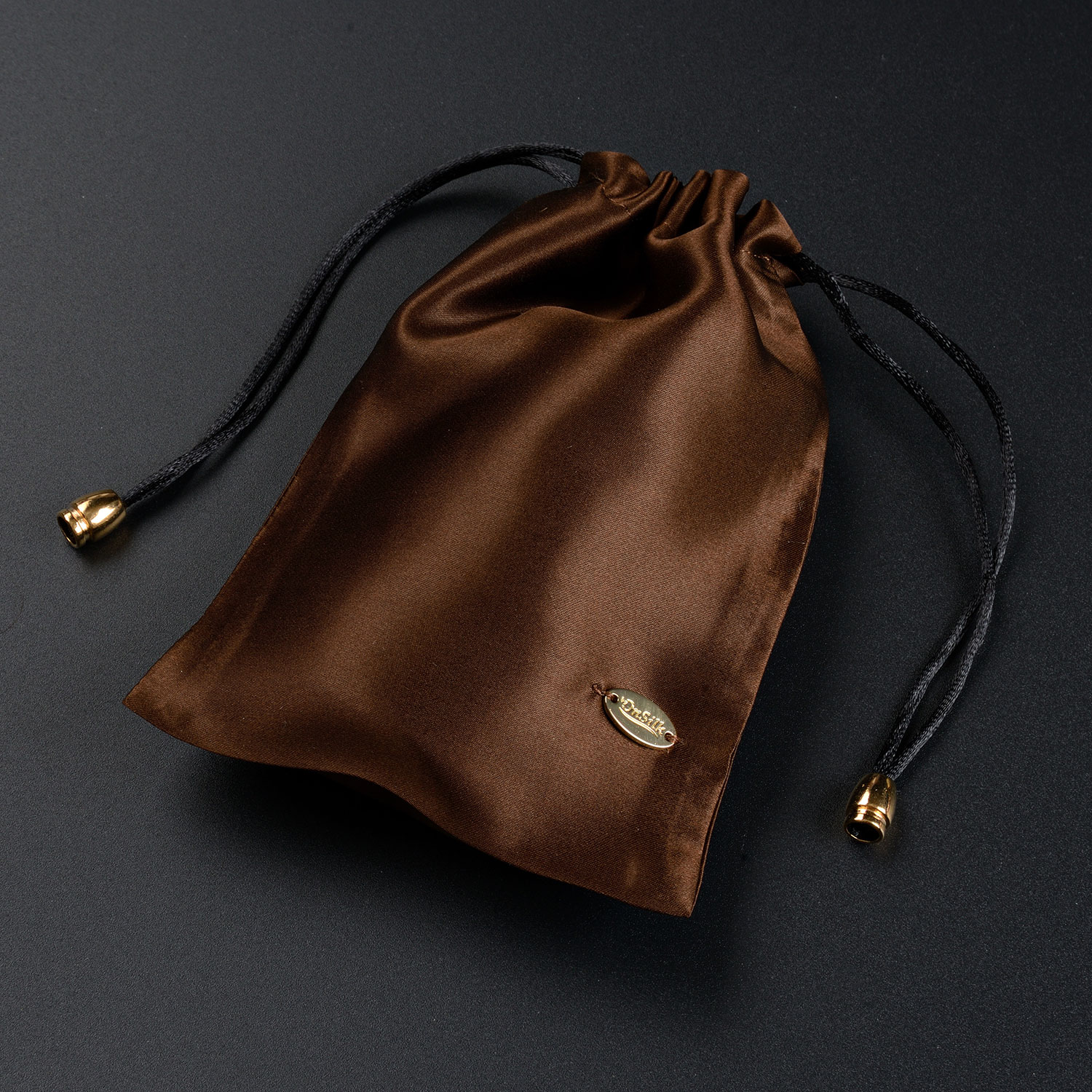 Дорожный набор с шелковой маской для сна "Relax" шоколад