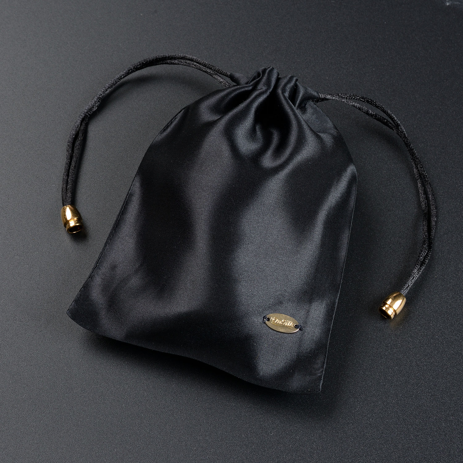 Дорожный набор с шелковой маской для сна "Relax" черная