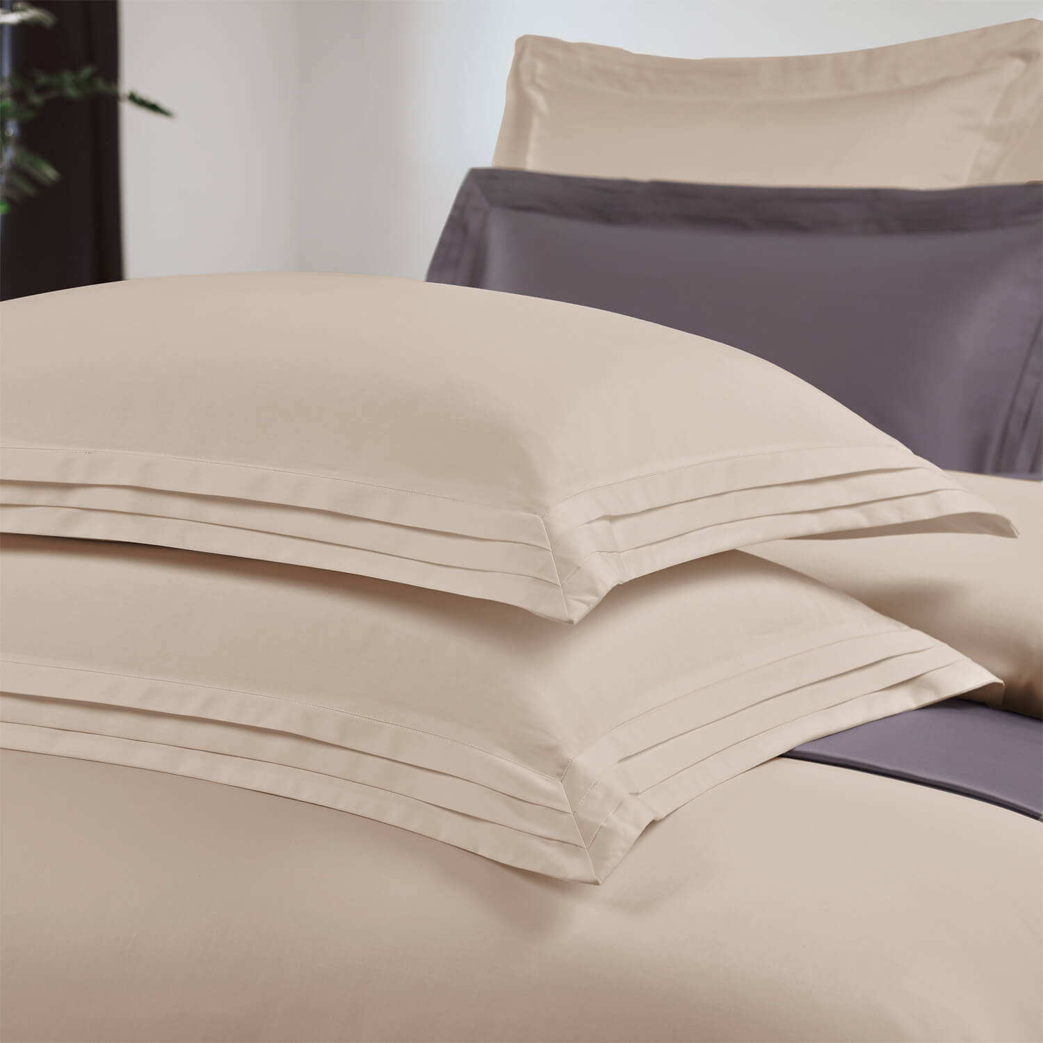 Комплект постельного белья "Soho" светло-бежевый