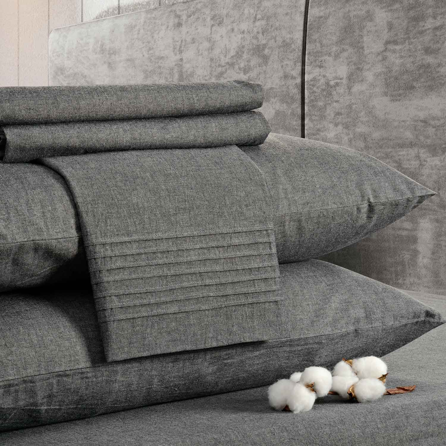 Постельное белье "Сканди" графит