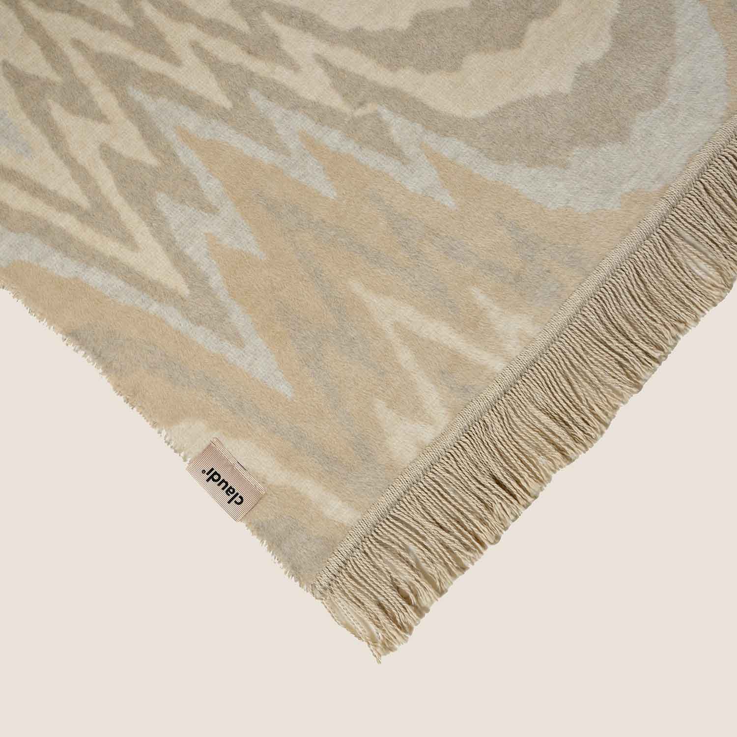 Плед CLAUDI Patty/Naturel