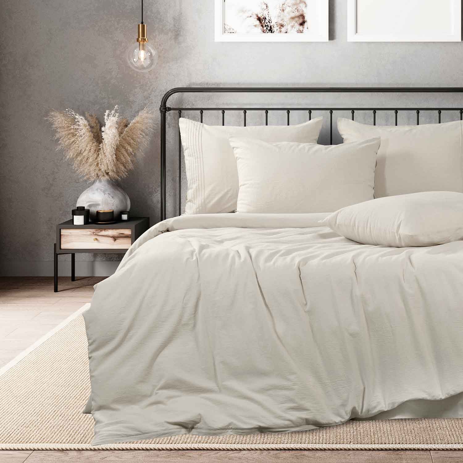 Постельное белье "Сканди" белый