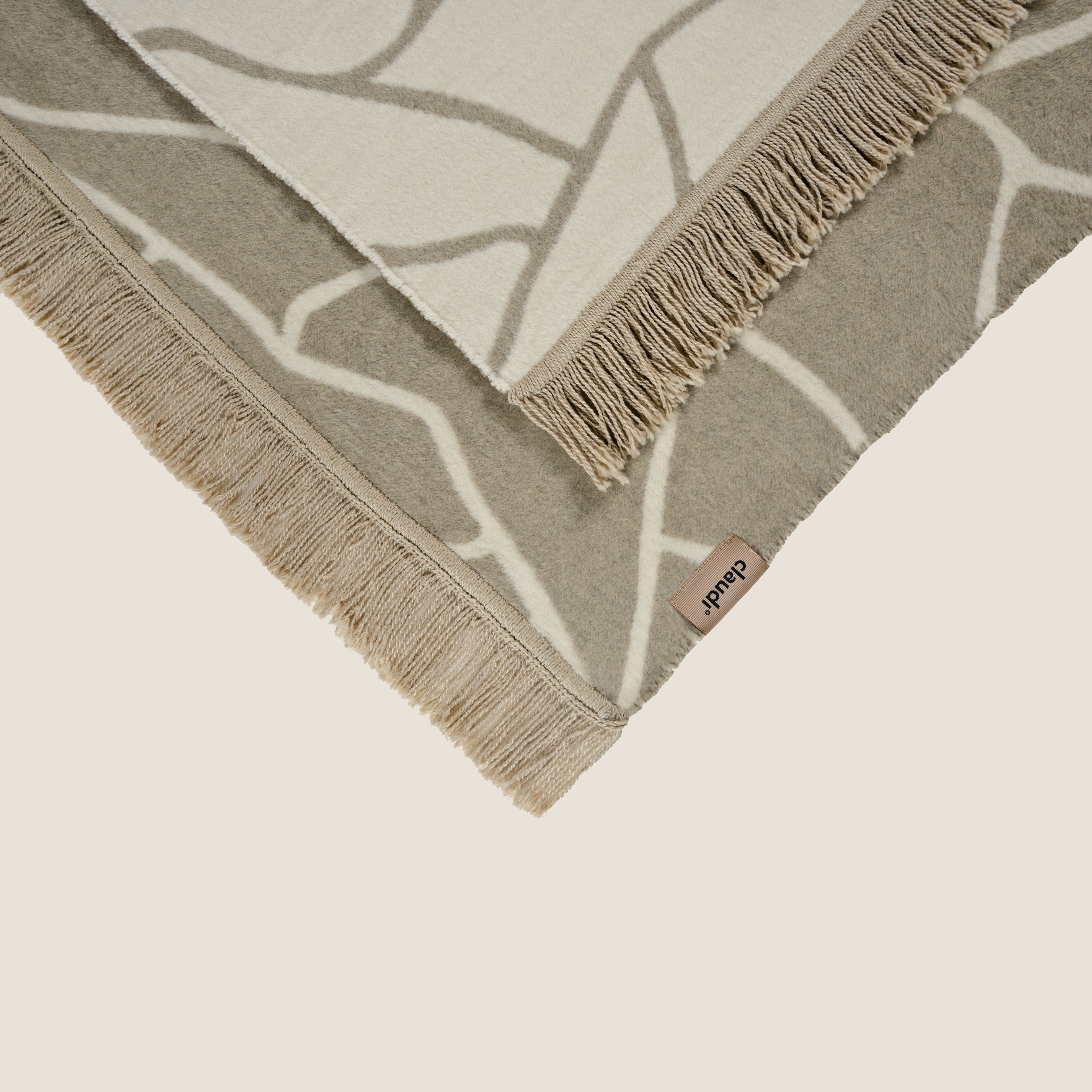 Плед CLAUDI Lineas/Grey